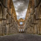De abdij ruïne van San Galgano