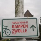 Hanzerondje Kampen Zwolle: fietsroute