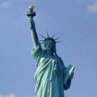 Liberty Island  eiland in New York met Vrijheidsbeeld