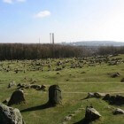 De eeuwenoude begraafplaats van Lindholm Høje (Denemarken)