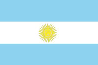 De 'nieuwe' vlag van Argentinië.