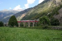 Bernina Express keerviaduct Brusio / Bron: sodraf
