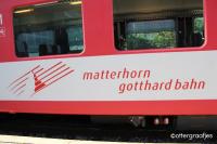 trein MGB station Visp / Bron: ottergraafjes
