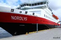 Hurtigruten MS Nordlys in Kristiansund / Bron: sodraf