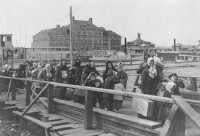 Ellis Island 1902 / Bron: Liberty of Congres