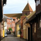 Ribe – oudste stad van Denemarken aan de Ribe Å