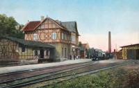Station Harzgerode met Malletlok, 1910