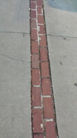 Rode bakstenen in het Freedom Trail