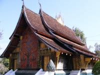 De achterkant van Wat Xieng Thong