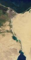 Suezkanaal / Bron: NASA