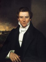Joseph Smith, stichter van de mormoonse kerk / Bron: Onbekend, Wikimedia Commons (Publiek domein)