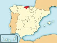 Cantabrië, Noord-Spanje / Bron: Mutxamel, Wikimedia Commons (GFDL)