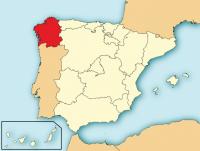 Galicië, Noordwest-Spanje / Bron: Mutxamel, Wikimedia Commons (GFDL)