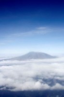 Kilimanjaro vanuit het vliegtuig 