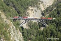 Bietschtal Viaduct met goederentrein / Bron: ©ottergraafjes
