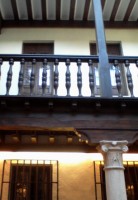 De patio van het huis van Cervantes