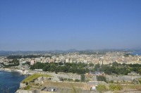 Afbeelding 3: Uitzicht op Corfu-stad vanuit het Oude Fort